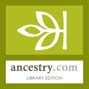 Ancestry.com Branch logo. Library edition